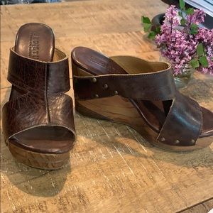 Bed Stu Cobbler Series Wedges 7.5